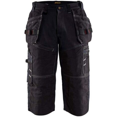 Pantacourt artisan coton canvas X1500 BLAKLADER 1501 - Noir - 54