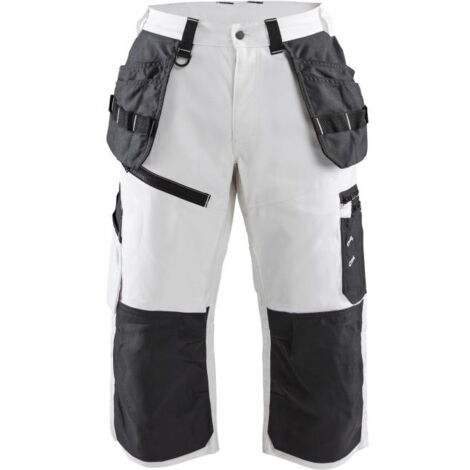 Pantacourt de travail pour peintre X1500 - Blanc/Gris foncé XS - FR(36) - SE(C42) - Standards
