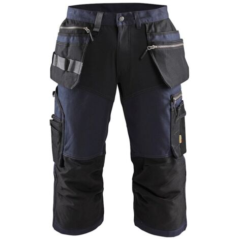 Pantacourt de travail stretch 1597 - Marine foncé/Noir XL - FR(48) - SE(C54) - Standards