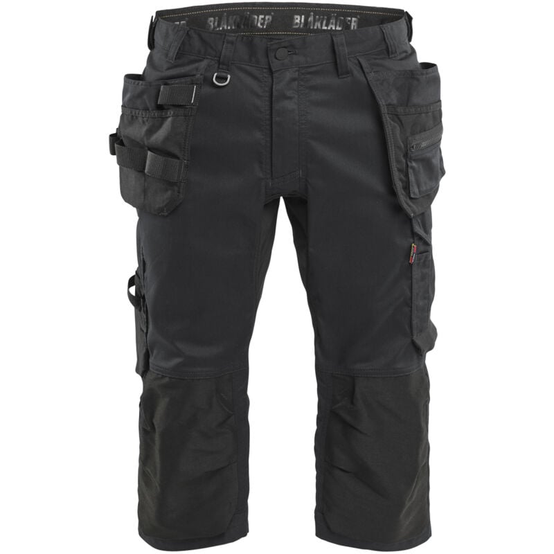 Pantacourt de travail stretch 2D 1754 - Noir 4XL - FR(58) - SE(C64) - Courtes