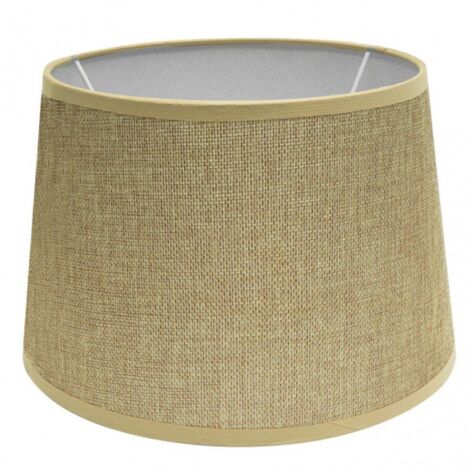 Pantalla abrila beige 45 cm yute interior