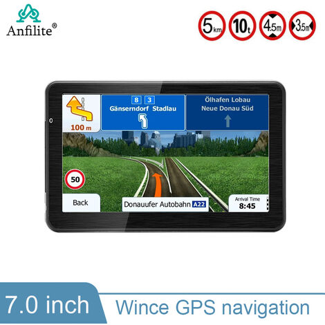 SAT NAV GPS Navigation System AONEREX-7-inch HD Touch Screen,Voice Car Navigation System Built-In 8GB&256MB,UK&EU Latest 2019 Maps Lifetime Free Updates 
