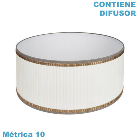 Pantalla colgante soprano m10 beis 50dx50dx22h difusor incluido