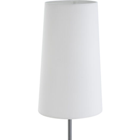 Pantalla Conica Alta 30X24X50 Algodon Blanco