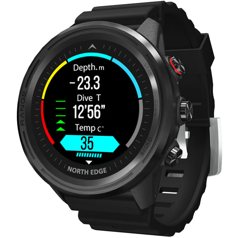 

Pantalla de 1.2 pulgadas BT 5.1 Reloj inteligente Reloj deportivo multifuncional Reloj de buceo 50M Pulsera inteligente a prueba de agua Rastreador