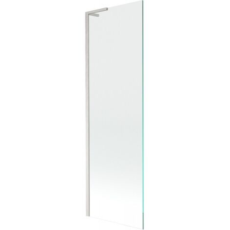 Pantalla de ba帽era Mexen Next L de 1 hoja 60 x 150 cm, transparente, n铆quel cepillado - 895-060-000-03-00-97