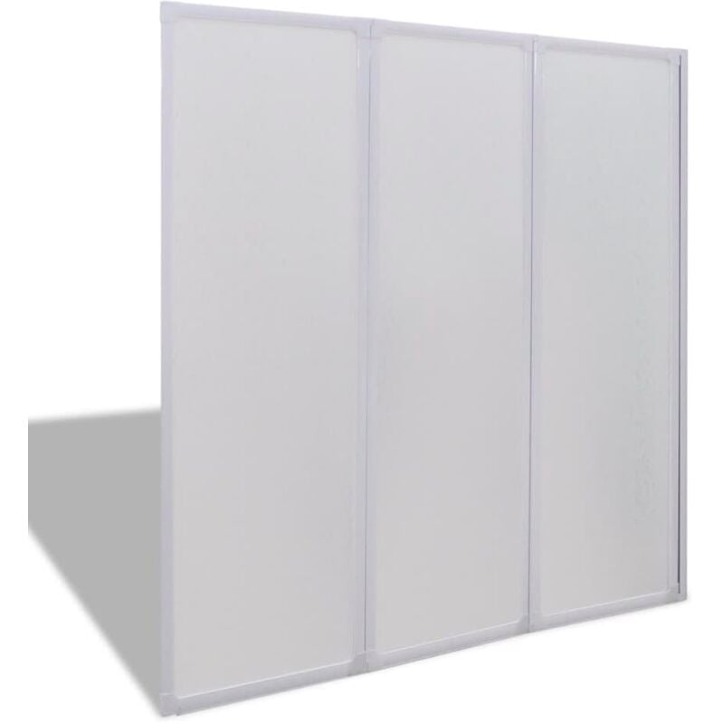 

vidaXL Mampara de Ducha con 3 Paneles Plegables 117x120 cm