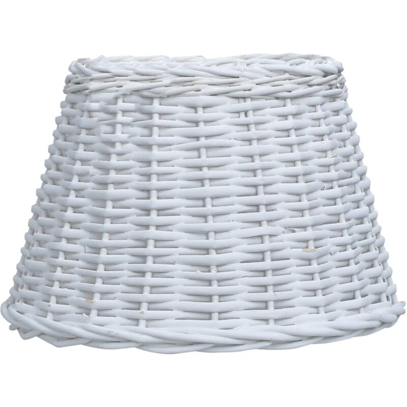 

Pantalla de Lámpara de Mimbre Blanco 30x20 cm - Blanco - Vidaxl