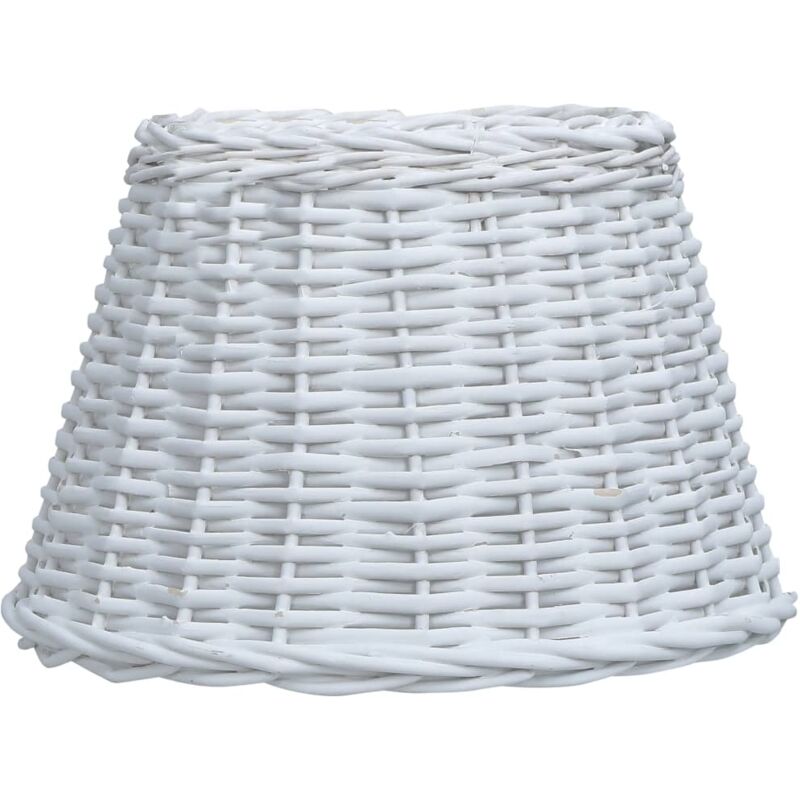 

Pantalla de Lámpara de Mimbre Blanco 45x28 cm - Blanco - Vidaxl
