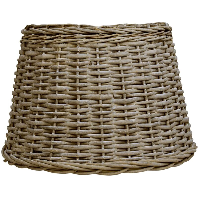 

Bh Design - Pantalla de lámpara de mimbre marrón 45x28 cm