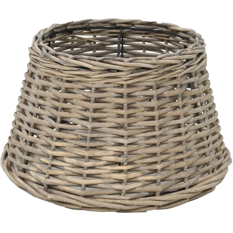 

Pantalla de lámpara de mimbre 38x23 cm natural - Beige
