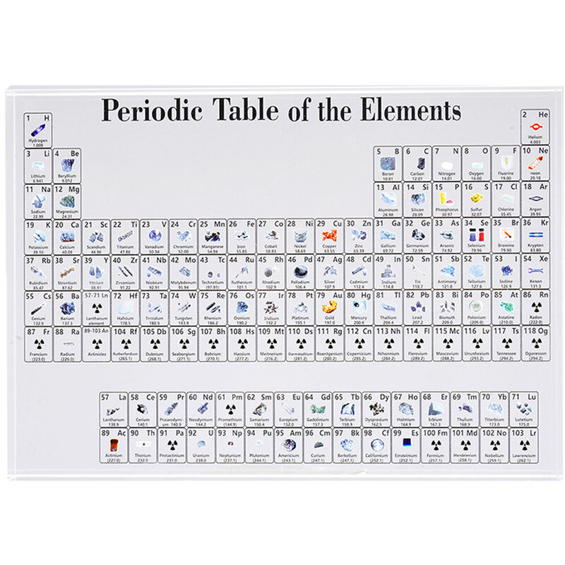 

Pantalla de tabla periodica de acrilico, pantalla de elementos quimicos,Pequena