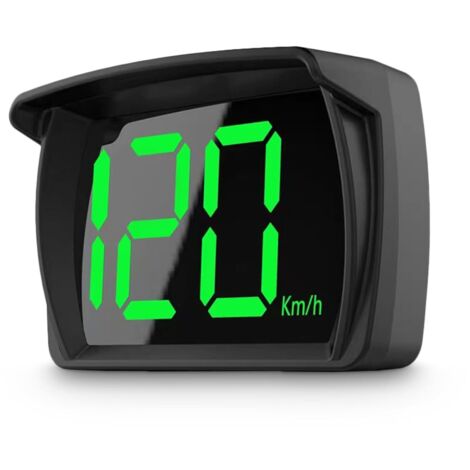 Pantalla de visualización frontal, apta para automóviles, proyección de velocidad con caracteres grandes, fácil de instalar, visualización en km/h (kilómetros por hora).