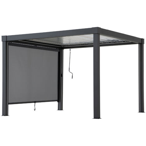 Pantalla enrollable para pérgola múltiple Matterhorn - 3 metros