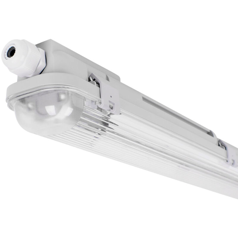 

Pantalla estanca IP65 para un tubo LED 60cm con conexión a 1 lado