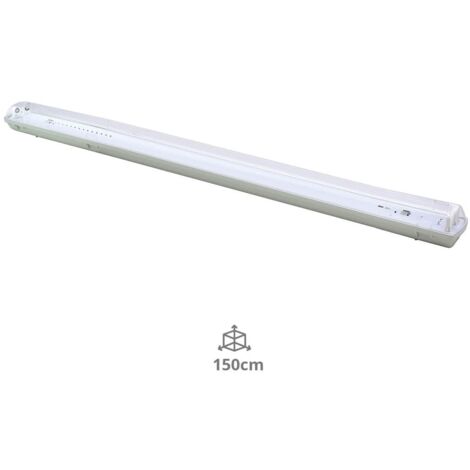 Pantalla estanca para 2 tubos LED T8 150cm
