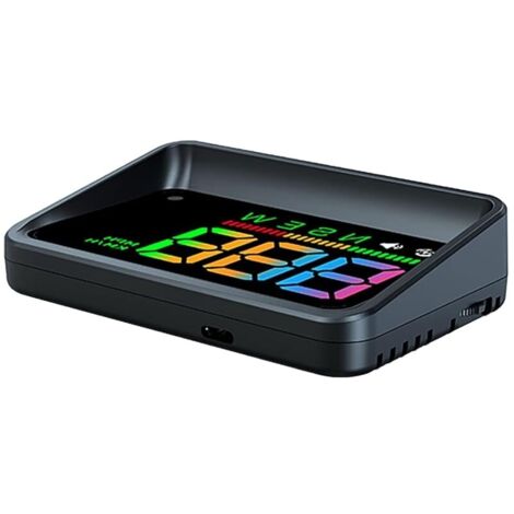 Pantalla frontal para automóviles, HUD H4, velocímetro GPS, primer velocímetro digital colorido con fuente grande y velocidad