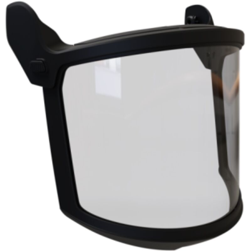 Pantalla incolora de policarbonato con protector de barbilla Mira Shield Clear IRUDEK