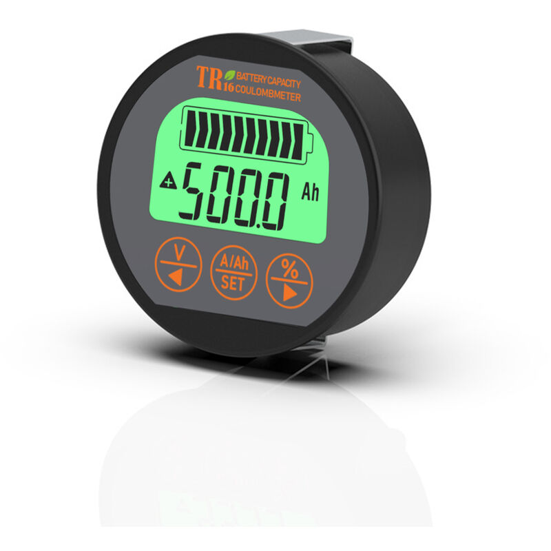 

Happyshopping - Pantalla LCD de corriente de voltaje del probador de capacidad de bateria impermeable TR16 8-120V,Multicolor, 350A