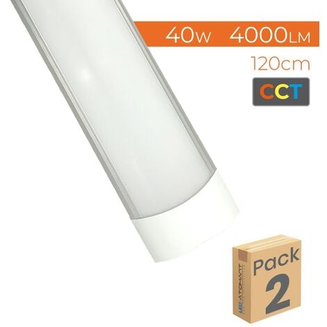 Pantalla LED Lineal Superficie Slim 120cm 40W 4000LM A++