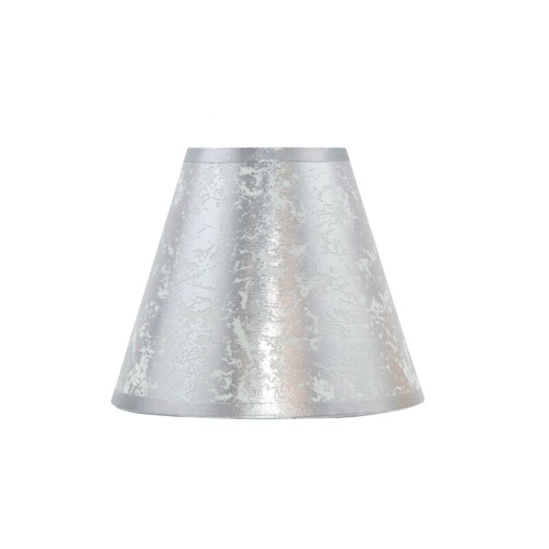 

Fabrilamp - Pantalla Lourdes cónica E27 plata 35d - Plata