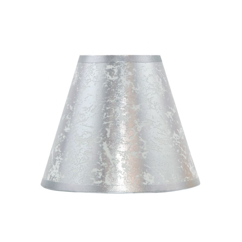 

Fabrilamp - Pantalla Lourdes cónica E27 plata 45d - Plata