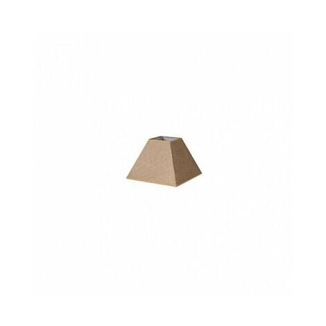 Pantalla Piramide Divos E27 Marron 15dx8dx11h Saco-yute