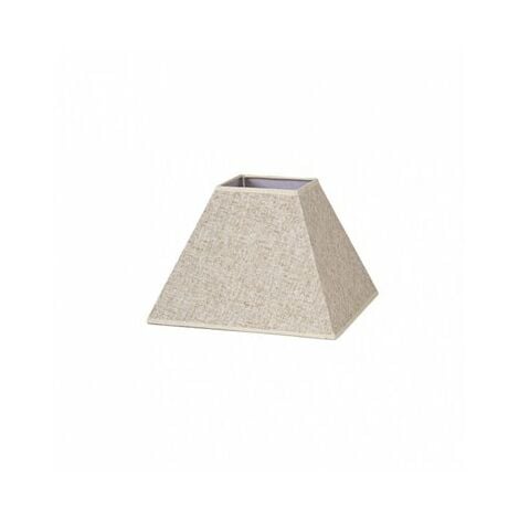 Pantalla Piramide Tenorio E27 Lino beige 30dx13dx22h