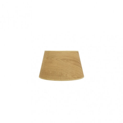 Pantalla salma e27 madera clara 20dx15dx12,5h