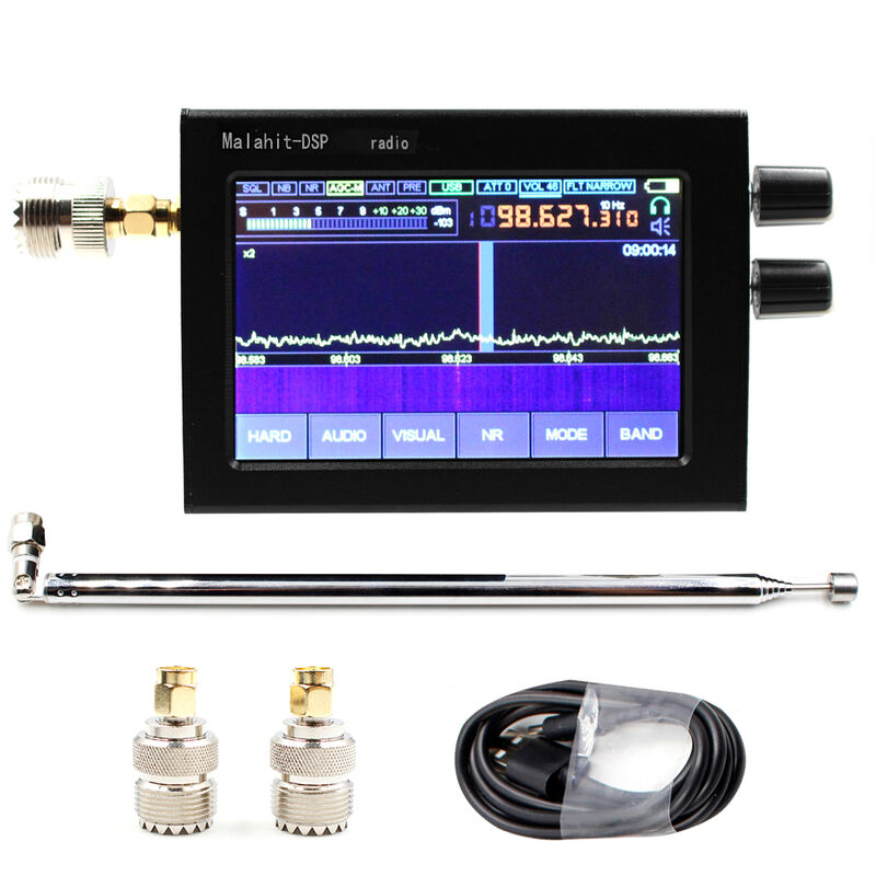 

Pantalla tactil IPS de 3,5 pulgadas 50 kHz ~ 2 GHz SDR Receptor de malaquita Software Radio Receptor SDR Reduccion de ruido DSP Modulacion analogica