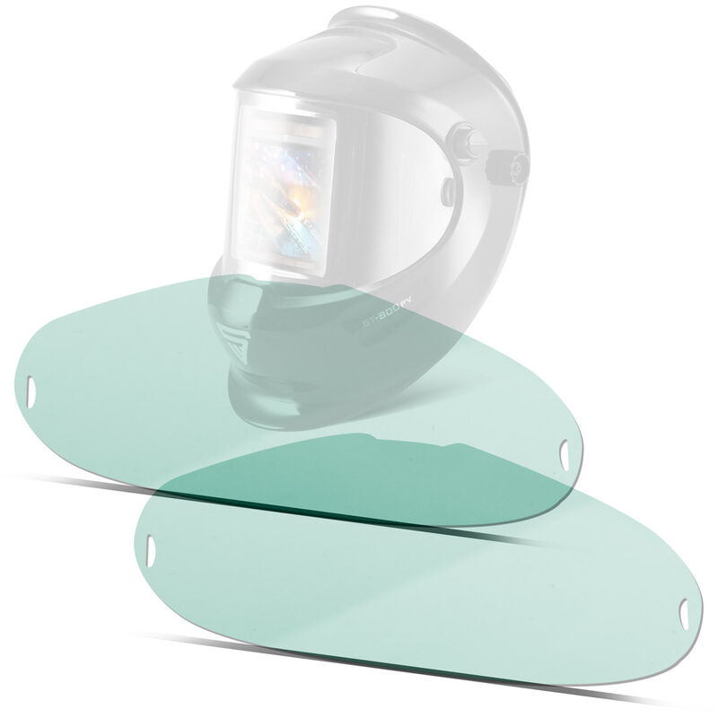 

Pantallas de repuesto para el casco automático de soldador SST-800PV, transparente, conjunto de 2 - Stahlwerk