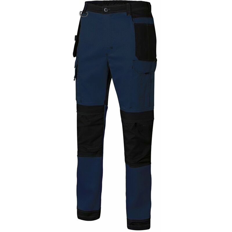 

Pantalon Trabajo L Con Refuerzo 98%Alg 2%Elast Aznv/Ne Canv