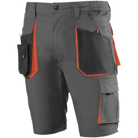 PANTALON MULTIBOLSILLOS 265 GR TOP RANGE GRIS / NARANJA TALL