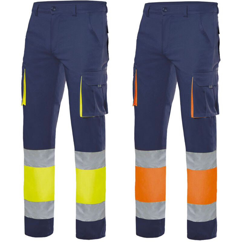 

Pantalon Stretch A.V. Azul Marron / Amarillo Fluor T-2Xl