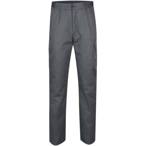 Pantalón Acolchado Multibolsillos GRIS L