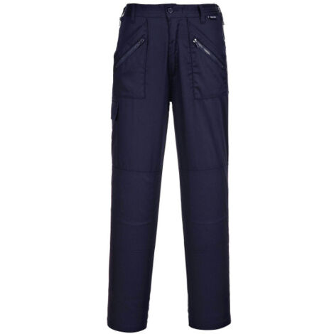 Pantalón Action Para Mujer con rodilleras Altos S687 L Azul Marino
