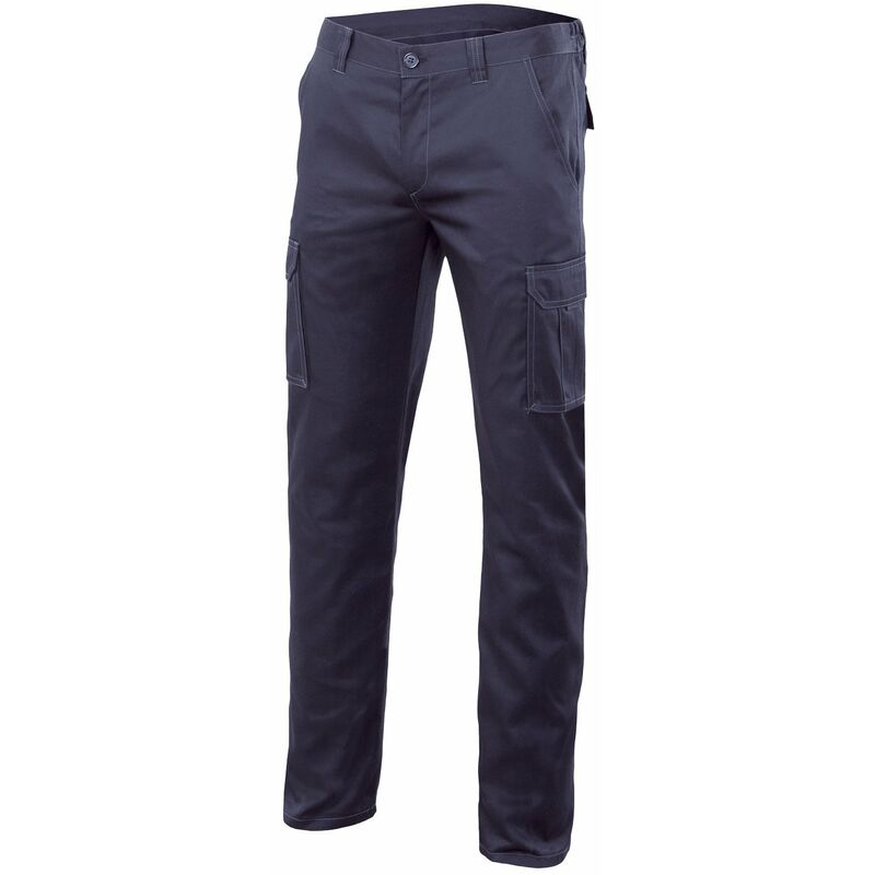 

Pantalon Multibolsillos Strech Azul Marino 52
