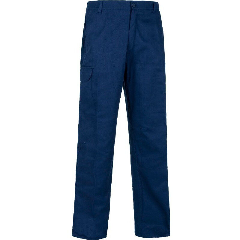 

Pantalón recto con bolsillos de apertura 100% algodón B1457 | Azul marino - 56 - Workteam