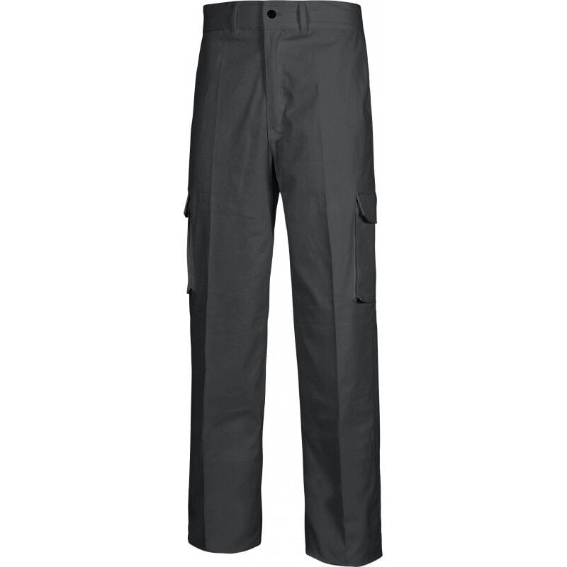 

Pantalón recto y elástico con cierre de botón B1421 | Gris - 40 - Workteam
