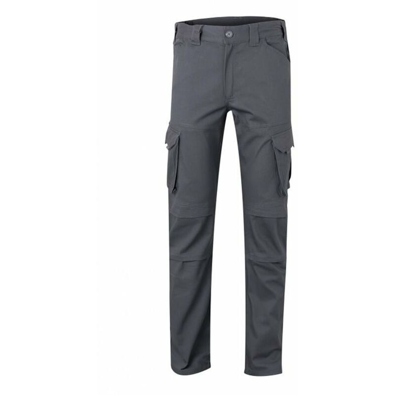 

PANTALÓN ALGODÓN STRETCH MULTIBOLSILLOS Gris L