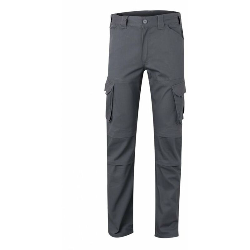 

PANTALÓN ALGODÓN STRETCH MULTIBOLSILLOS Gris M