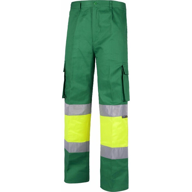 

Pantalón industrial de alta visibilidad combinado en colores flúor WORKTEAM C4018 | 38 - Verde Pistacho+Amarillo AV