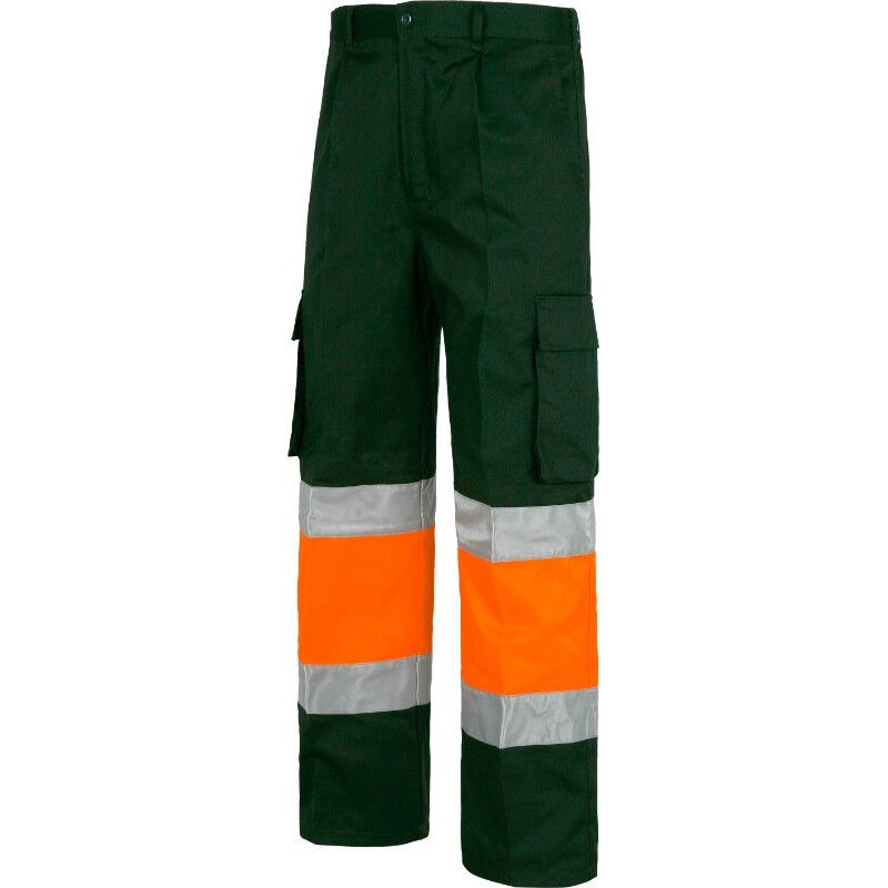 

Pantalón industrial de alta visibilidad combinado en colores flúor C4018 | 54 - Verde Oscuro+Naranja A.V. - Workteam