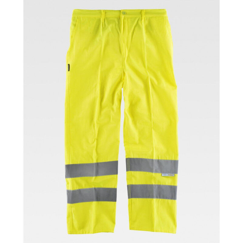 

Pantalón liviano de alta visibilidad con elástico en cintura C3915 | 50 - Amarillo A.V. - Workteam