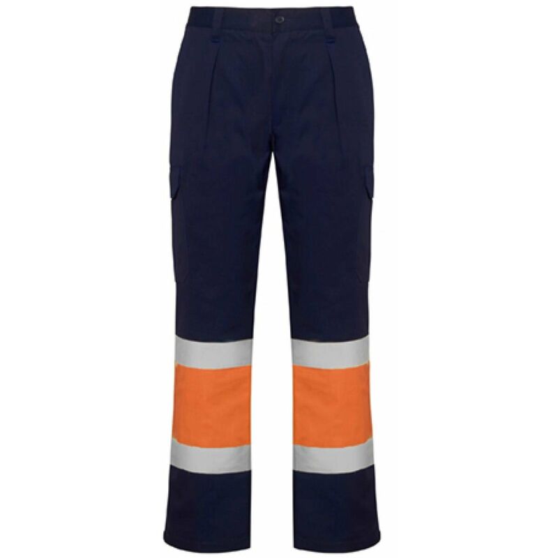 

Pantalón Alta Visibilidad Soan HV93015555221 AZUL MARINO/NARANJA FLUOR 56