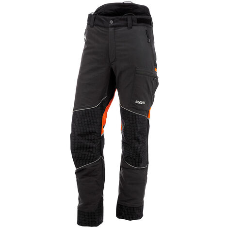 Pantalon anti-coupure KOX Performance Anthracite/Orange 106 taille élancée