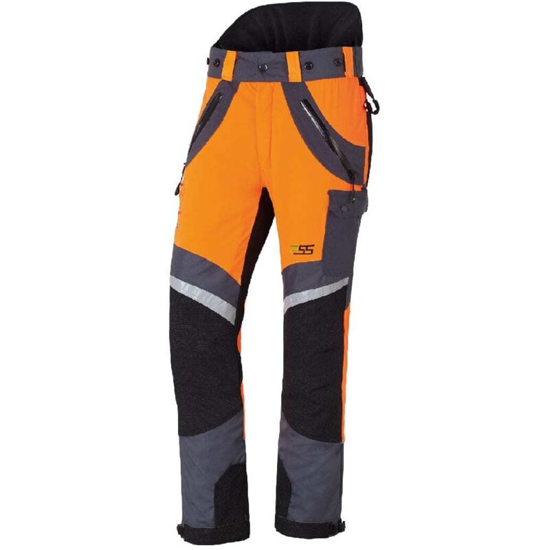 PSS - Pantalon anti-coupure X-treme Air orange/gris 114 taille élancée