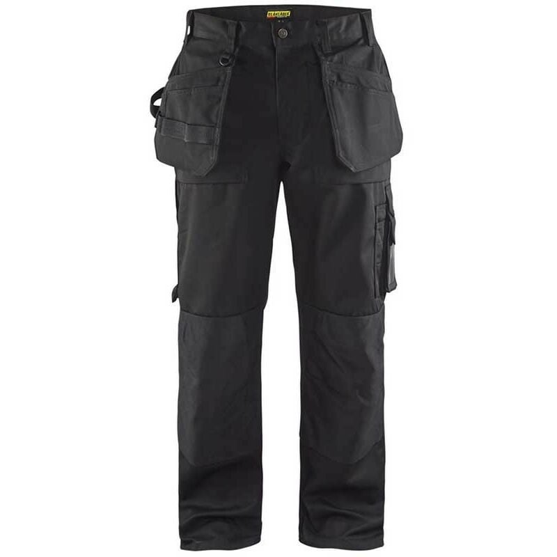 Pantalon artisan polycoton Blaklader 1530 - Noir - 52 - Jambes standards - Noir