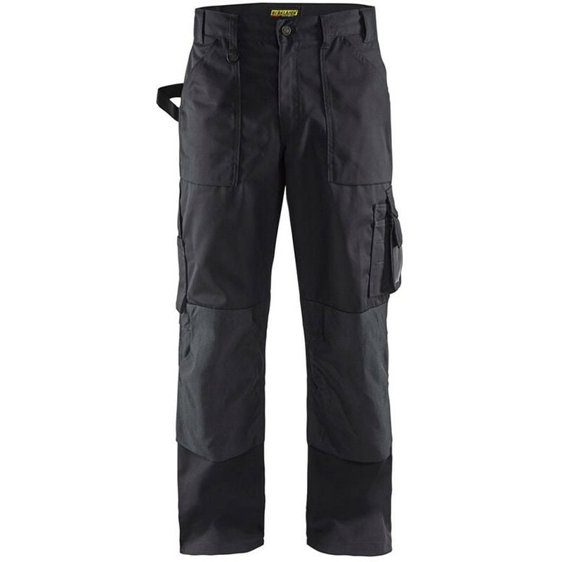 Pantalon artisan polyester/coton Blaklader 1570 - Noir - 44 - Jambes courtes - Noir