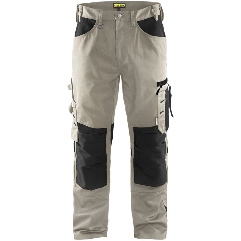 Handwerkerhose Blaklader Ohne Flatterbandtaschen T.46 - Beige/noir - 155618602799-46